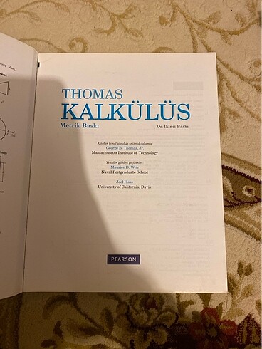  thomas kalkülüs