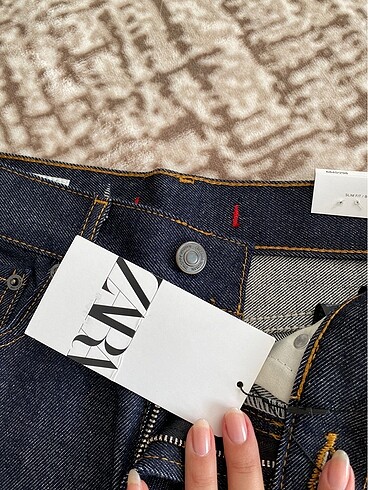 xs Beden lacivert Renk zara yuksek bel jean