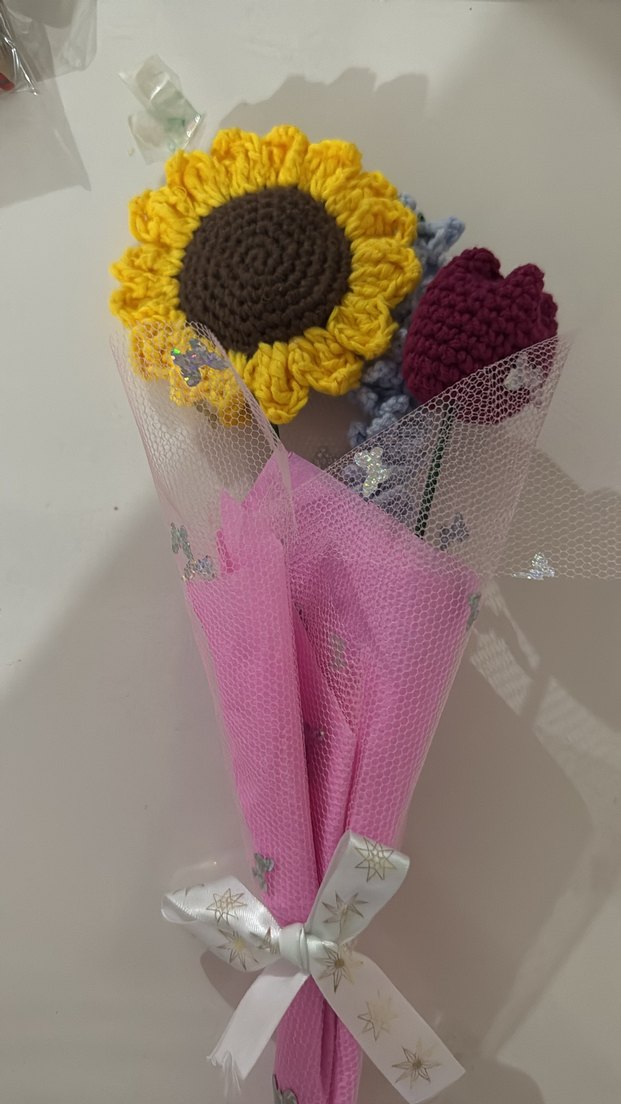 Örgü Buket öğretmenler günü için hediye  - Görsel 3