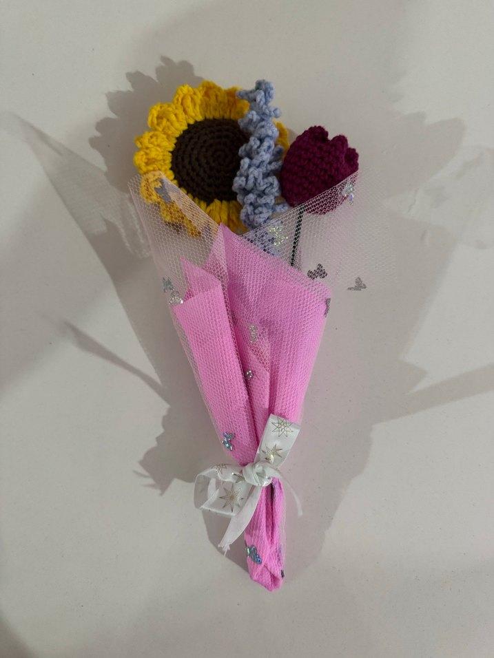 Örgü Buket öğretmenler günü için hediye  - Görsel 2