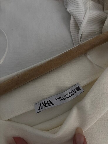 Zara zara beyaz elbise