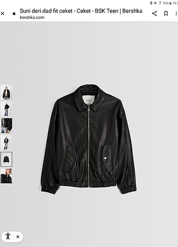 Bershka Bershka deri ceket
