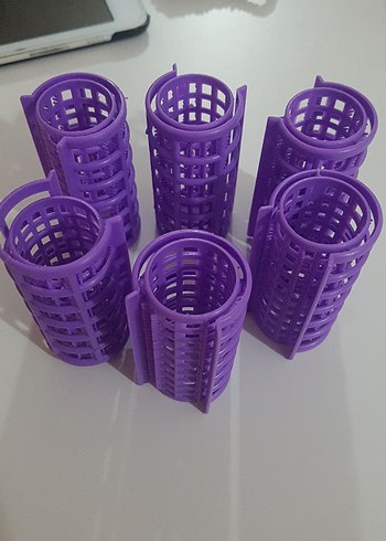 Diğer Mor Plastik Saç bugidisi 6 adet
