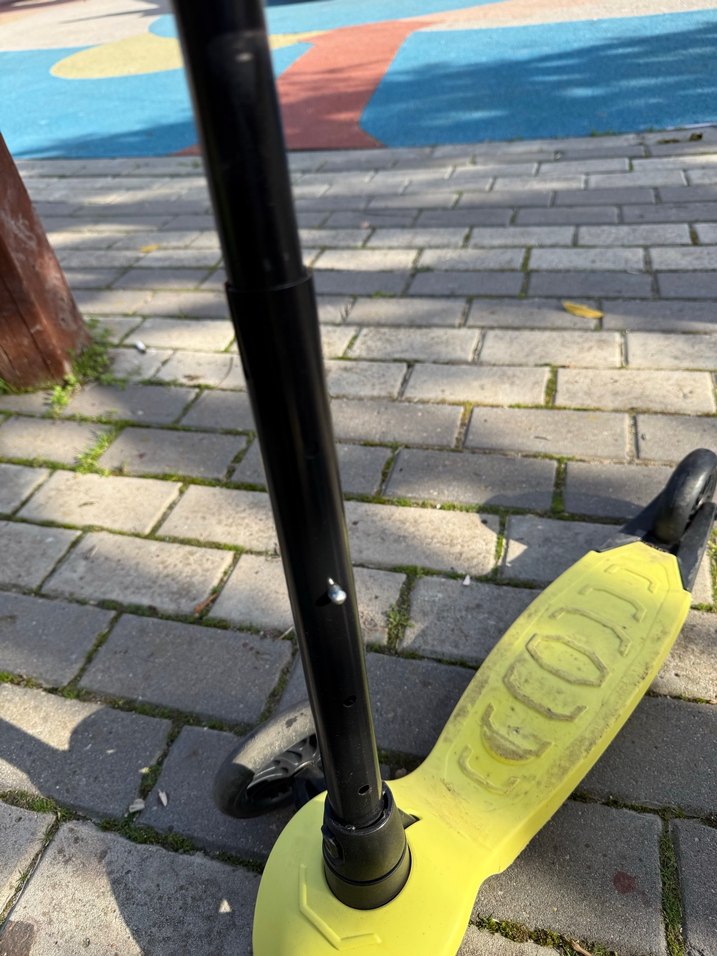 Sarı Renkli Çocuk Scooter'ı - Görsel 4