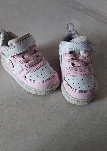 Kız Çocuk Pembe Cırt Cırtlı Spor Ayakkabı - Görsel 2