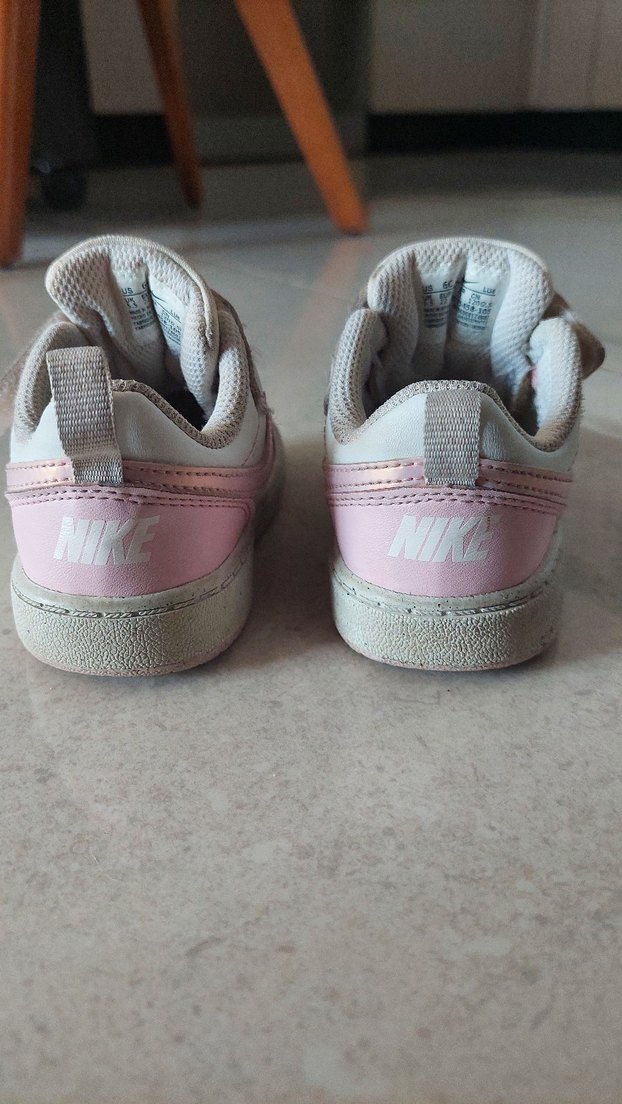 Kız Çocuk Pembe Cırt Cırtlı Spor Ayakkabı - Görsel 3