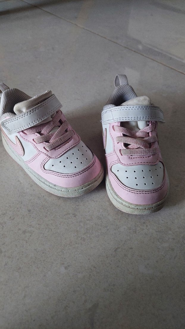 Kız Çocuk Pembe Cırt Cırtlı Spor Ayakkabı - Görsel 2