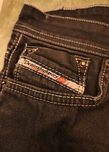 Erkek Siyah Kot Şort - Görsel 2