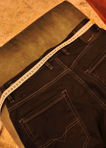 Erkek Siyah Kot Şort - Görsel 6