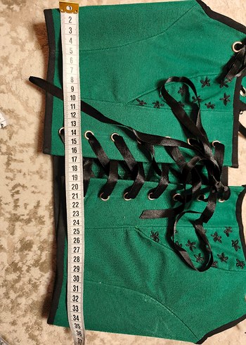 Yeşil Nakışlı korse - Görsel 4