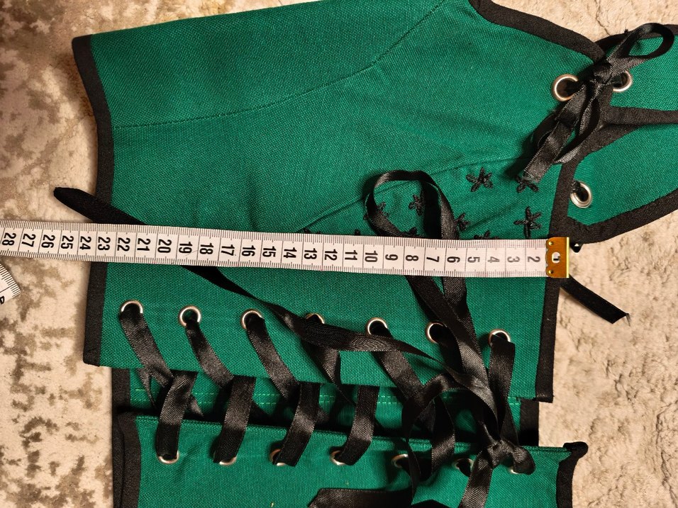 Yeşil Nakışlı korse - Görsel 5