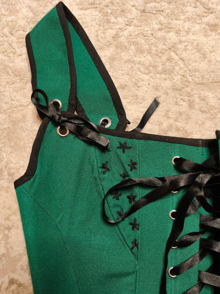Yeşil Nakışlı korse - Görsel 2