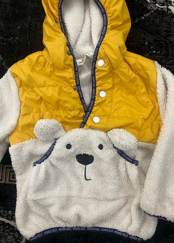 Sarı Kürklü Sokak Stili 3 yaş çocuk kıyafeti - Görsel 2