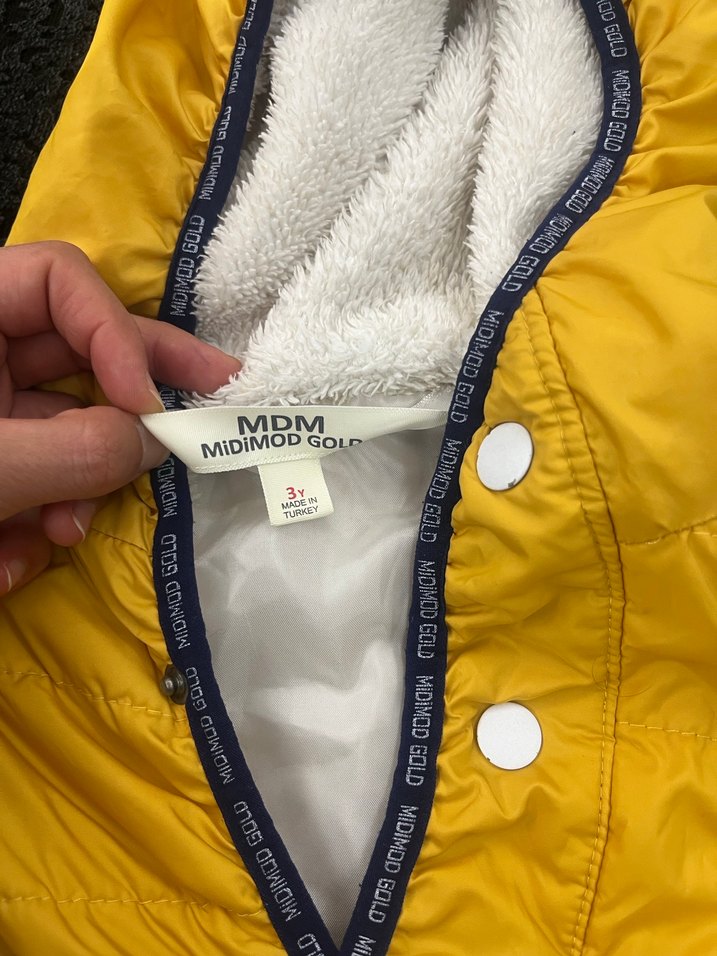 Sarı Kürklü Sokak Stili 3 yaş çocuk kıyafeti - Görsel 4