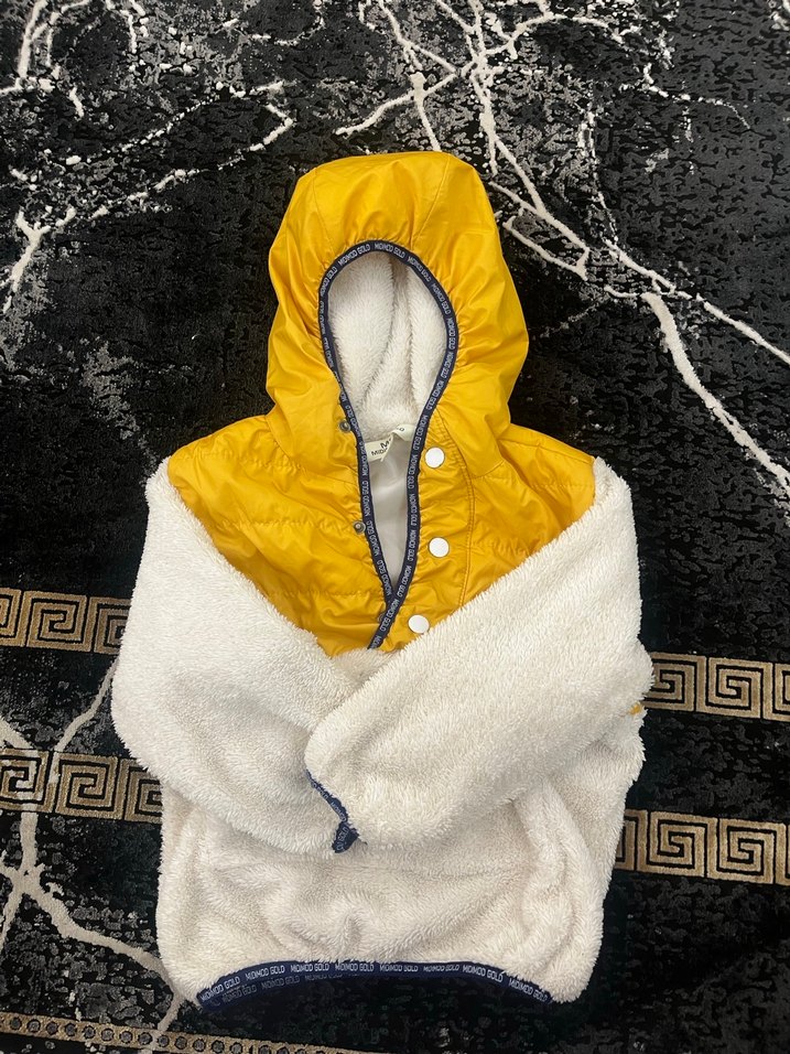 Sarı Kürklü Sokak Stili 3 yaş çocuk kıyafeti - Görsel 3