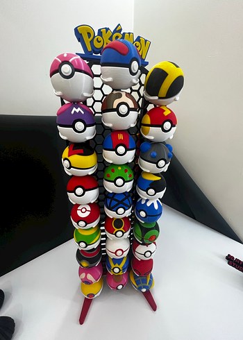 Renkli Pokémon Topları Aksiyon Figür Seti - Görsel 6