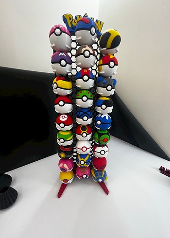 Renkli Pokémon Topları Aksiyon Figür Seti - Görsel 2