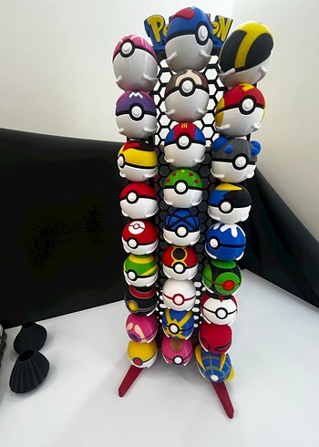 Renkli Pokémon Topları Aksiyon Figür Seti - Görsel 5