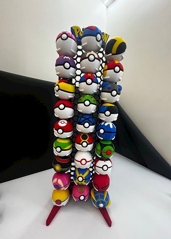 Renkli Pokémon Topları Aksiyon Figür Seti - Görsel 3