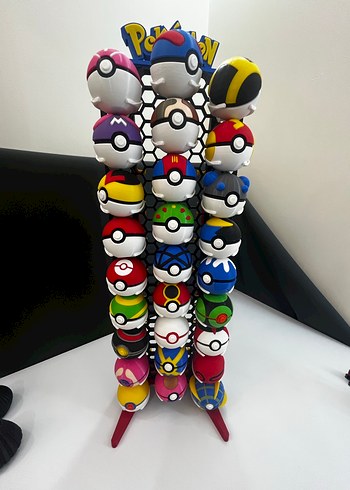 Renkli Pokémon Topları Aksiyon Figür Seti - Görsel 4