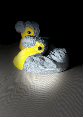 Kız Çocuk Gri Pop Kültür Sıcak Terlik - Görsel 2