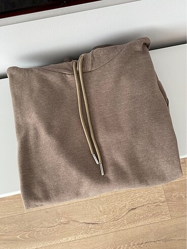 H&m gülkurusu kapşonlu sweatshirt