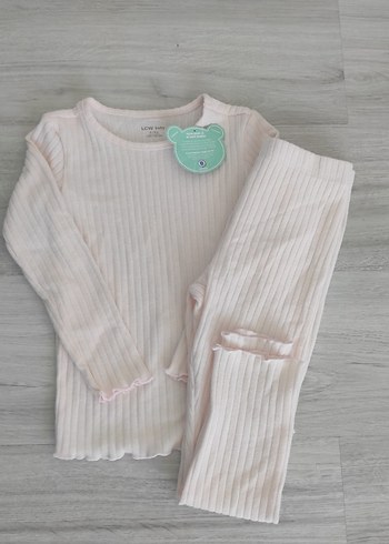 LC Waikiki Pembe Örgü Bebek Kız Uzun Kollu Takım