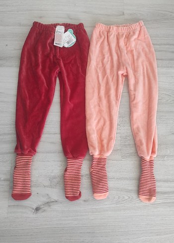 Kız Çocuk Pembe Triko Pantolon