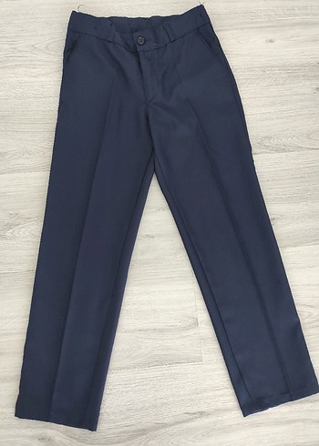 Zara Lacivert Regular Fit Ofis Pantolonu