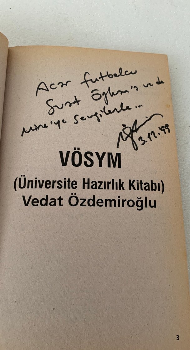 VÖSYM Üniversite Hazırlık Kitabı imzalı - Görsel 3