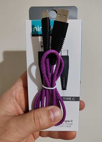 2.4A Type-C Hızlı Şarj Kablosu