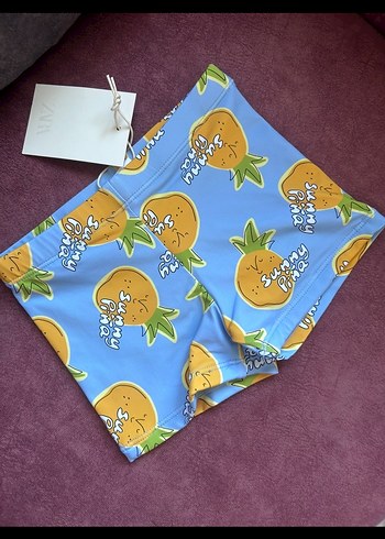 Turuncu Desenli Erkek Çocuk Mayo - Görsel 2