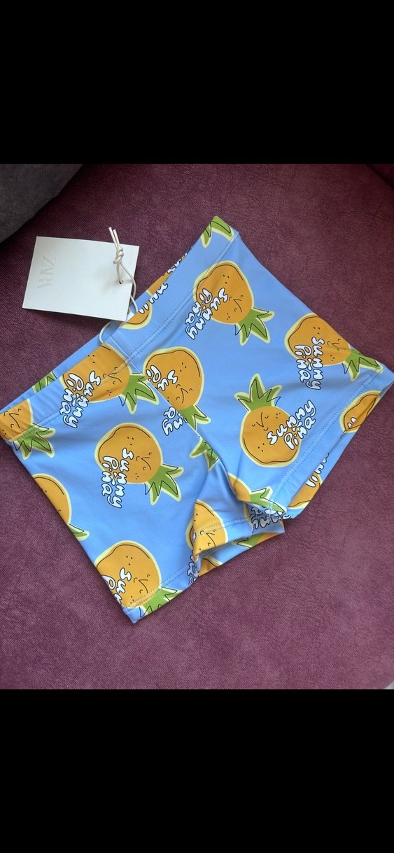 Turuncu Desenli Erkek Çocuk Mayo - Görsel 2