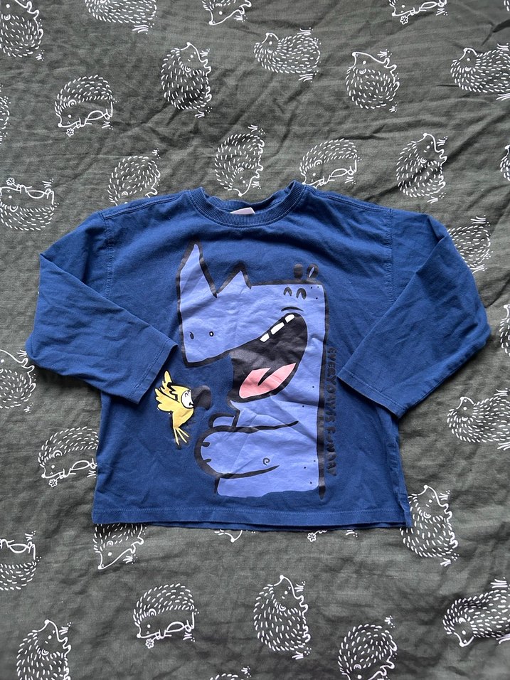 Erkek Çocuk Baskılı Kot Sweatshirt - Görsel 4