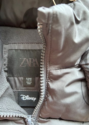 Gri Kapüşonlu Çocuk Kışlık Mont - Görsel 4