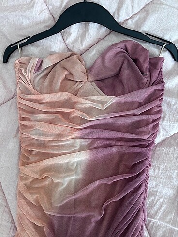Zara Zara straplez tül elbise