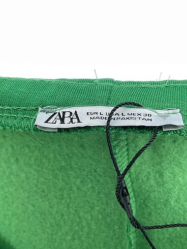 l Beden yeşil Renk Zara Düz Kesim %70 İndirimli.