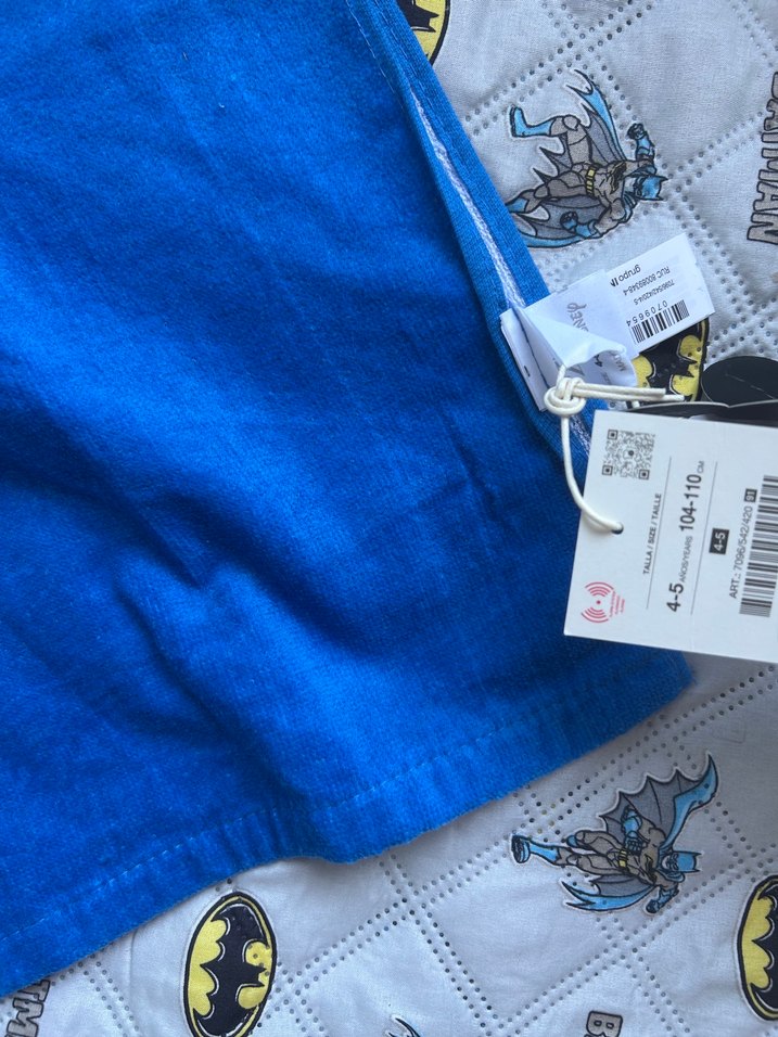 Kapüşonlu Baskılı Erkek Çocuk Bornozu - Görsel 3