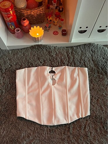 Bershka straplez crop