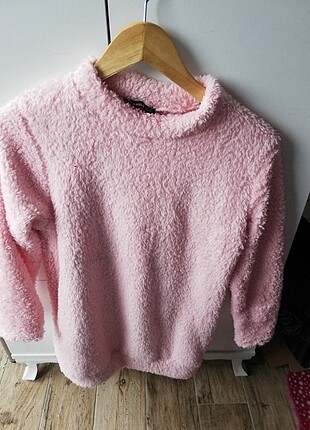 s Beden pembe Renk Peluş sweat 