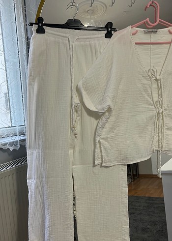 LC Waikiki Bohem Beyaz Alt-Üst Takımı