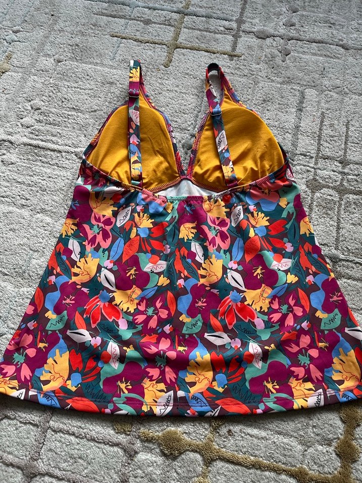 Çiçek Desenli Bohem Kadın Mayo - Görsel 3