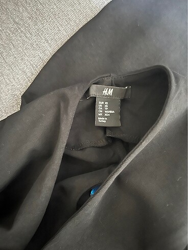s Beden siyah Renk H&M Elbise Taşlı