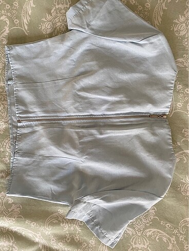 xs Beden mavi Renk trendyolmilla bebek mavisi yazlık bluz