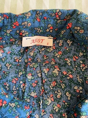 asist kadın çiçekli gömlek - Görsel 2