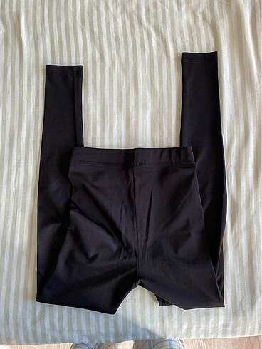 trendyol xs parlak tayt siyah - Görsel 2