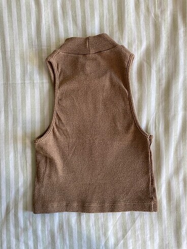 trendyolmilla s beden dik yaka crop - Görsel 2