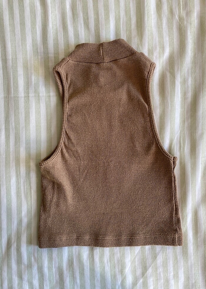 trendyolmilla s beden dik yaka crop - Görsel 2