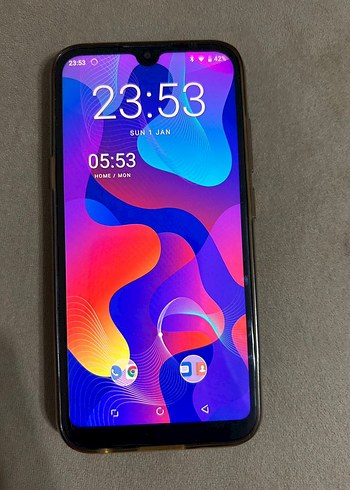 Çok Renkli Karanlık Android Telefon