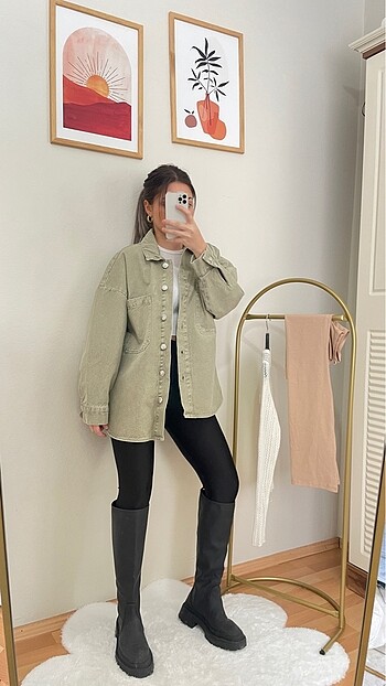 Zara oversize ince ceket